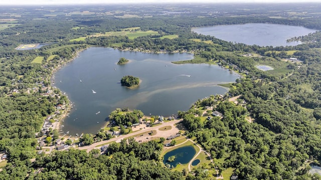 38 Evans Trl, Tipton, MI 49287 - aerial view of property's location featuring a nearby body of water