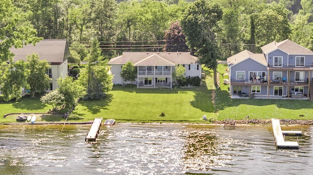 38 Evans Trl, Tipton, MI 49287 - aerial view of property and surrounding area with a large body of water and a forest