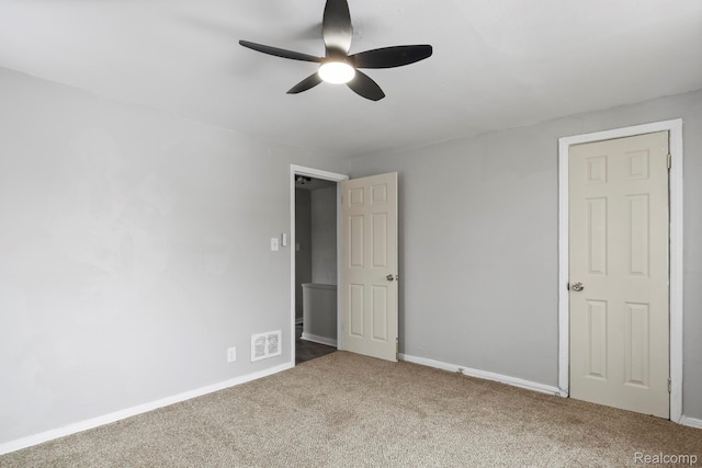 9110 Mansfield St, Detroit, MI 48228 - unfurnished bedroom featuring carpet and a ceiling fan