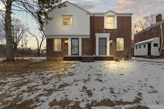 9110 Mansfield St, Detroit, MI 48228 - view of front facade with brick siding