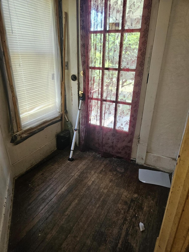 702 N Superior St, Albion, MI 49224 - entryway featuring wood-type flooring