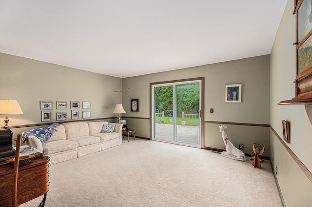 8025 Fosdick Rd, Saline, MI 48176 - carpeted living area featuring baseboards