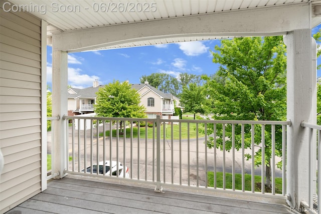 3343 Northpointe Blvd, Melvindale, MI 48122 - wooden deck featuring a residential view