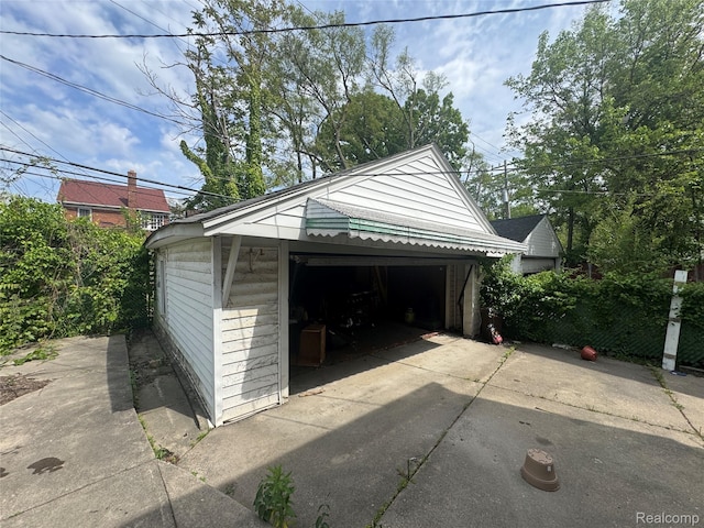 16740 Woodingham Dr, Detroit, MI 48221 - view of detached garage