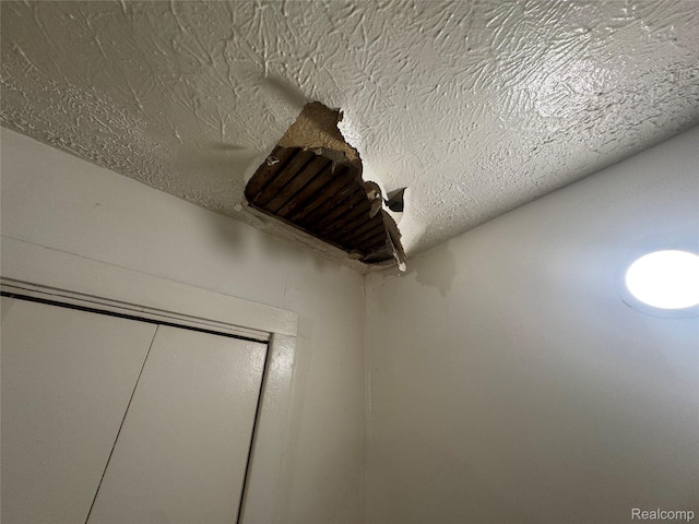 16740 Woodingham Dr, Detroit, MI 48221 - detailed view of a textured ceiling