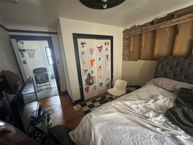 16740 Woodingham Dr, Detroit, MI 48221 - bedroom with wood finished floors