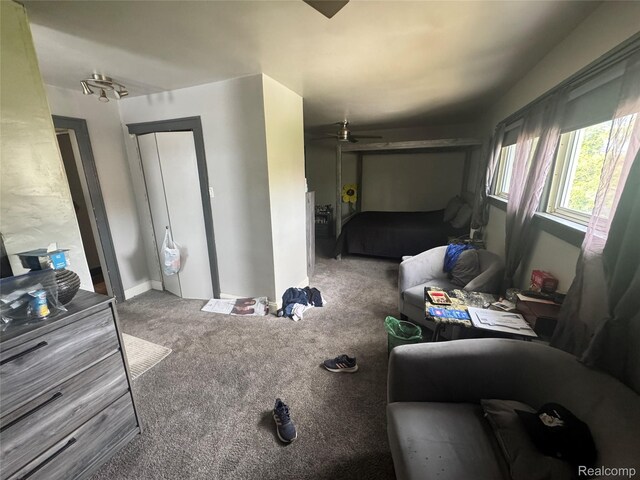 16740 Woodingham Dr, Detroit, MI 48221 - carpeted bedroom featuring a closet and baseboards
