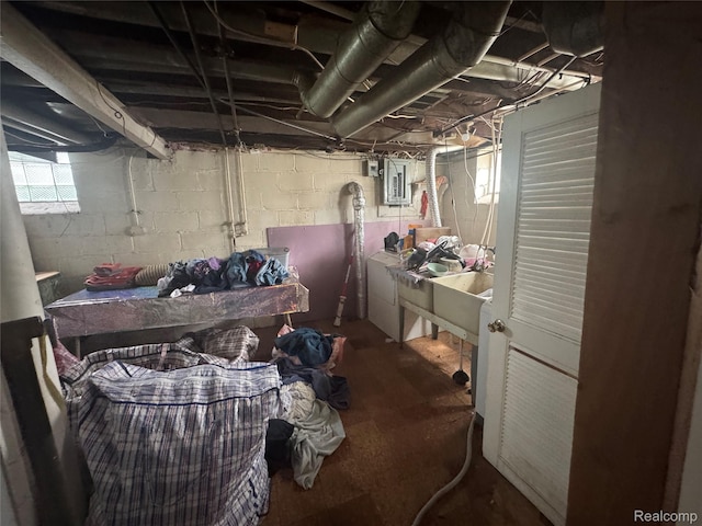 16740 Woodingham Dr, Detroit, MI 48221 - basement with electric panel