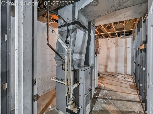 5050 Burton Rd, Capac, MI 48014 - view of unfinished below grade area