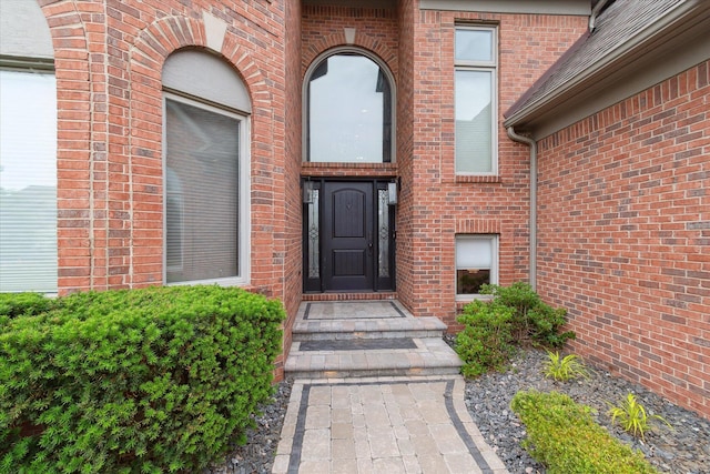 46746 Merion Cir, Northville, MI 48168 - view of exterior entry with brick siding