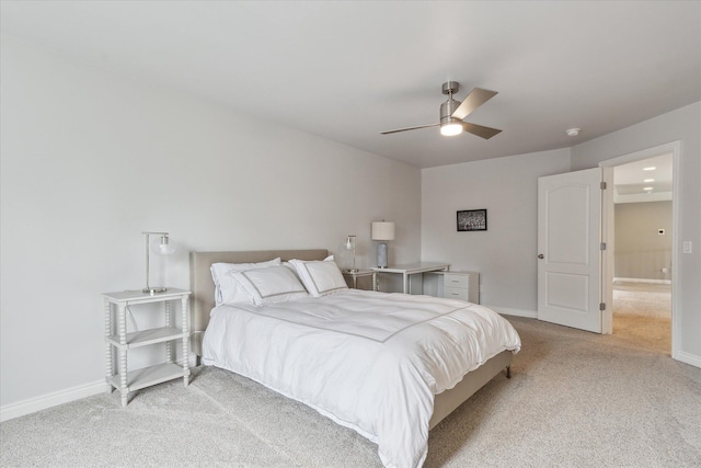 46746 Merion Cir, Northville, MI 48168 - bedroom with light carpet and ceiling fan