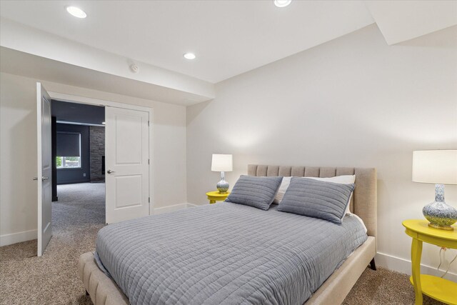 46746 Merion Cir, Northville, MI 48168 - carpeted bedroom featuring baseboards and recessed lighting