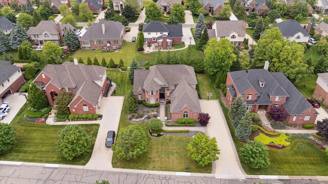 46746 Merion Cir, Northville, MI 48168 - aerial perspective of suburban area