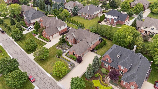 46746 Merion Cir, Northville, MI 48168 - aerial view of residential area