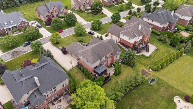 46746 Merion Cir, Northville, MI 48168 - aerial view of residential area