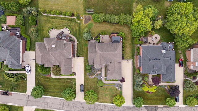 46746 Merion Cir, Northville, MI 48168 - aerial view of property and surrounding area featuring nearby suburban area