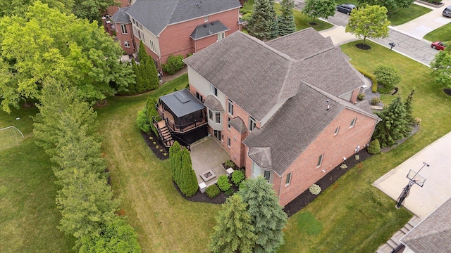 46746 Merion Cir, Northville, MI 48168 - drone / aerial view