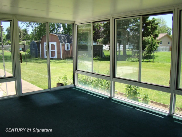 4215 S Wayside Dr, Saginaw, MI 48603 - view of unfurnished sunroom