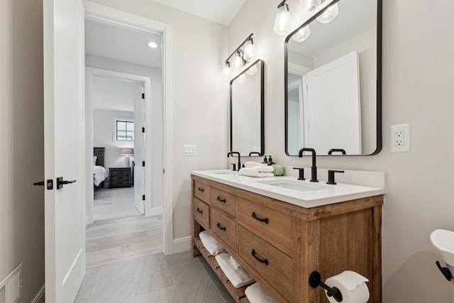 1053 Canterbury St, Birmingham, MI 48009 - bathroom featuring double vanity and ensuite bath