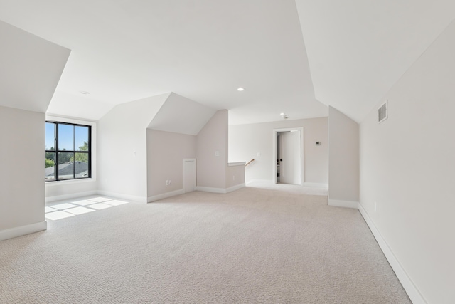 1053 Canterbury St, Birmingham, MI 48009 - bonus room featuring lofted ceiling, light carpet, and recessed lighting