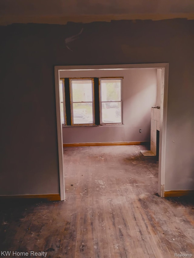 12749 Washburn St, Detroit, MI 48238 - unfurnished room featuring hardwood / wood-style flooring