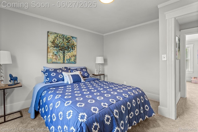 3917 Bewick St, Detroit, MI 48214 - bedroom with carpet flooring and ornamental molding