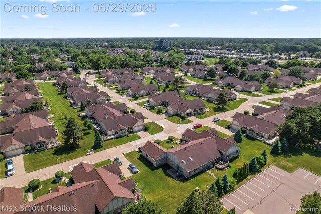 15653 Heather Ridge Trl, Clinton Township, MI 48038 - aerial view of residential area