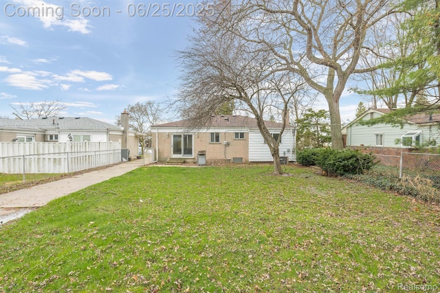 22323 Gordon Rd, Saint Clair Shores, MI 48081 - rear view of property featuring entry steps and brick siding