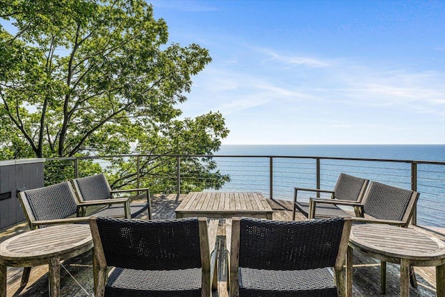 9182 Hemlock Ln, Bridgman, MI 49106 - balcony with a water view