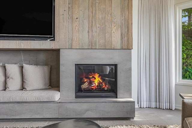 9182 Hemlock Ln, Bridgman, MI 49106 - detailed view of a glass covered fireplace