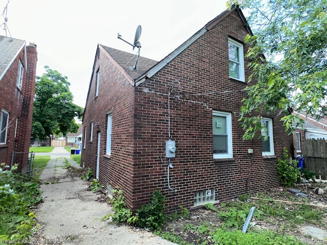 19738 Westphalia St, Detroit, MI 48205 - view of side of property featuring brick siding