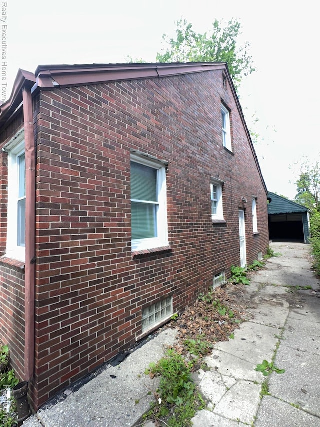 19738 Westphalia St, Detroit, MI 48205 - view of home's exterior featuring brick siding