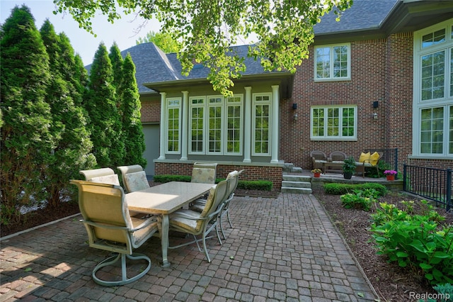 8356 Misty Mdws, Grand Blanc, MI 48439 - view of patio featuring outdoor dining area