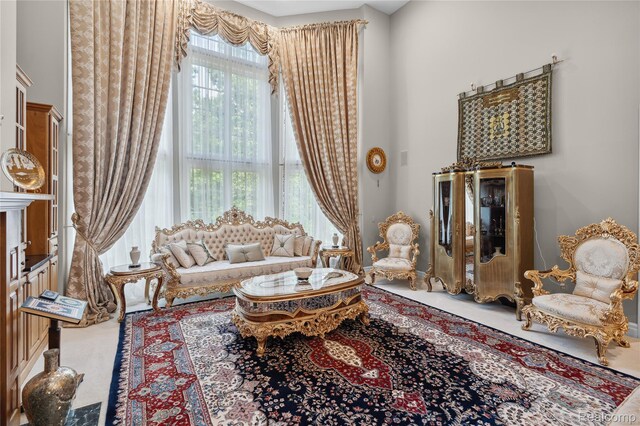 8356 Misty Mdws, Grand Blanc, MI 48439 - living room featuring carpet
