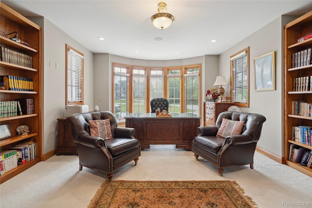8356 Misty Mdws, Grand Blanc, MI 48439 - sitting room featuring light carpet and recessed lighting
