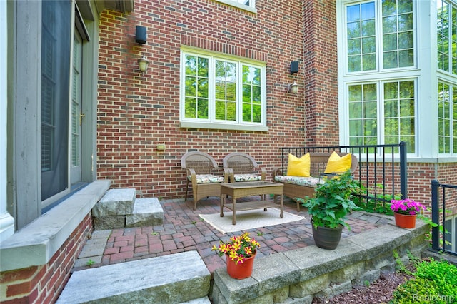 8356 Misty Mdws, Grand Blanc, MI 48439 - view of patio featuring an outdoor living space