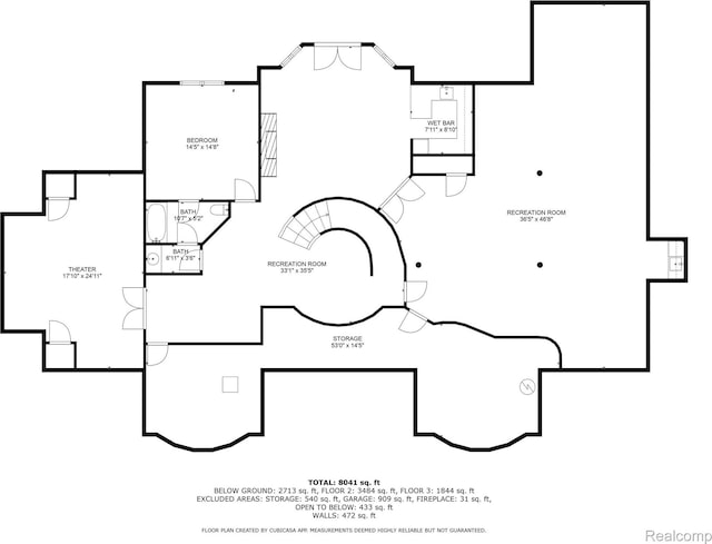 8356 Misty Mdws, Grand Blanc, MI 48439 - view of floor plan / room layout