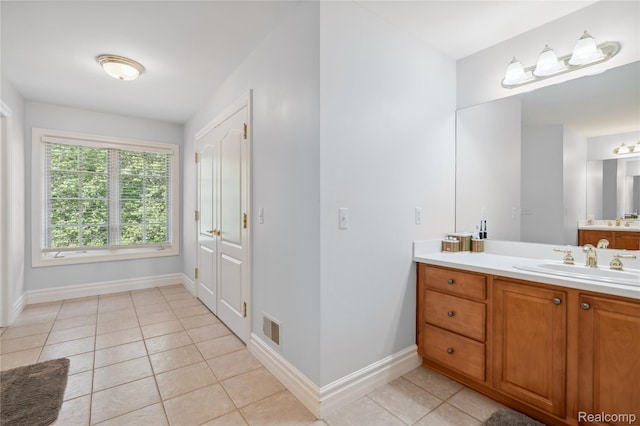 8356 Misty Mdws, Grand Blanc, MI 48439 - bathroom with vanity and tile patterned flooring