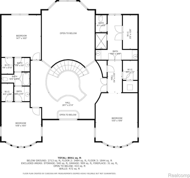 8356 Misty Mdws, Grand Blanc, MI 48439 - view of floor plan / room layout