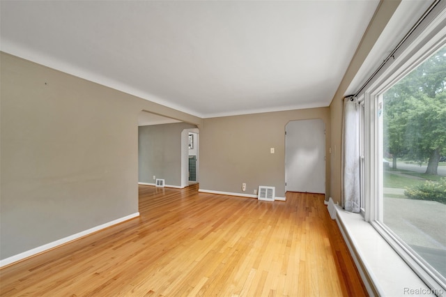 1566 Pearson St, Ferndale, MI 48220 - unfurnished room with light wood-style floors and baseboards