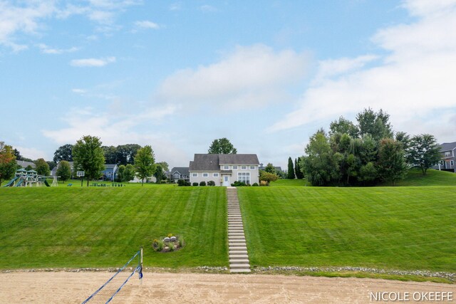 7150 Limerick Ln SW, Byron Center, MI 49315 - view of front of house featuring a front lawn