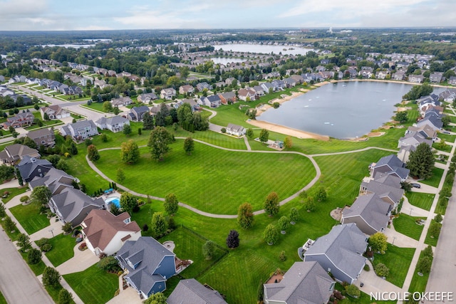 7150 Limerick Ln SW, Byron Center, MI 49315 - aerial view of property and surrounding area with a nearby body of water and nearby suburban area