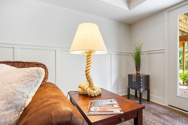 7150 Limerick Ln SW, Byron Center, MI 49315 - bedroom with a decorative wall and wood finished floors