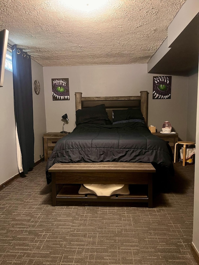 5213 Crocus Ave, Lansing, MI 48911 - carpeted bedroom featuring a textured ceiling