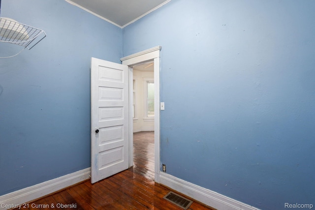 28604 Grayling Ave, Farmington Hills, MI 48336 - unfurnished room featuring wood-type flooring and crown molding
