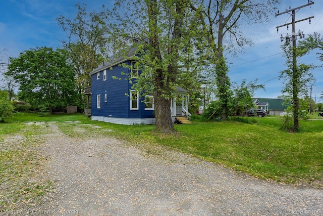 28604 Grayling Ave, Farmington Hills, MI 48336 - view of home's exterior with a yard
