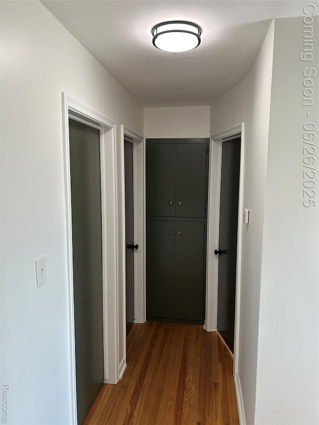 8816 Salem Ln, Redford, MI 48239 - hallway featuring wood finished floors