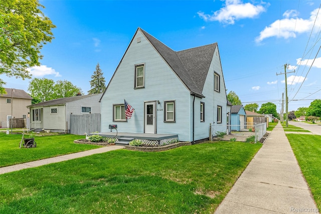 8329 Lenore St, Dearborn Heights, MI 48127 - view of front of house with a shingled roof