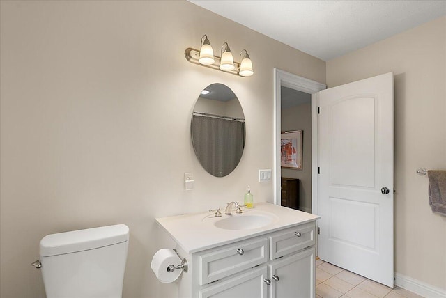 4608 Old Grand River Trl NE, Ada, MI 49301 - bathroom with vanity and tile patterned floors