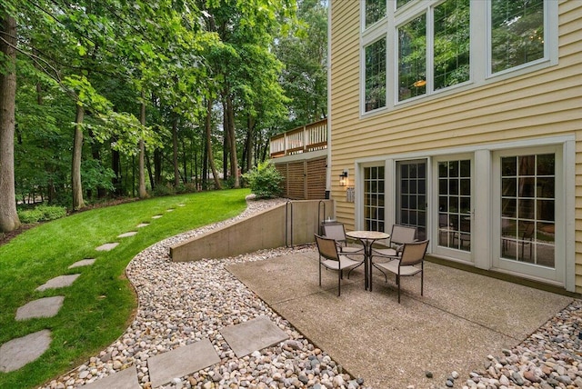 4608 Old Grand River Trl NE, Ada, MI 49301 - view of patio featuring a deck